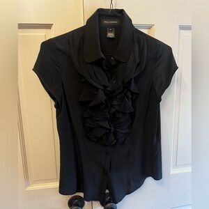 Pink Tartan Ruffle Blouse